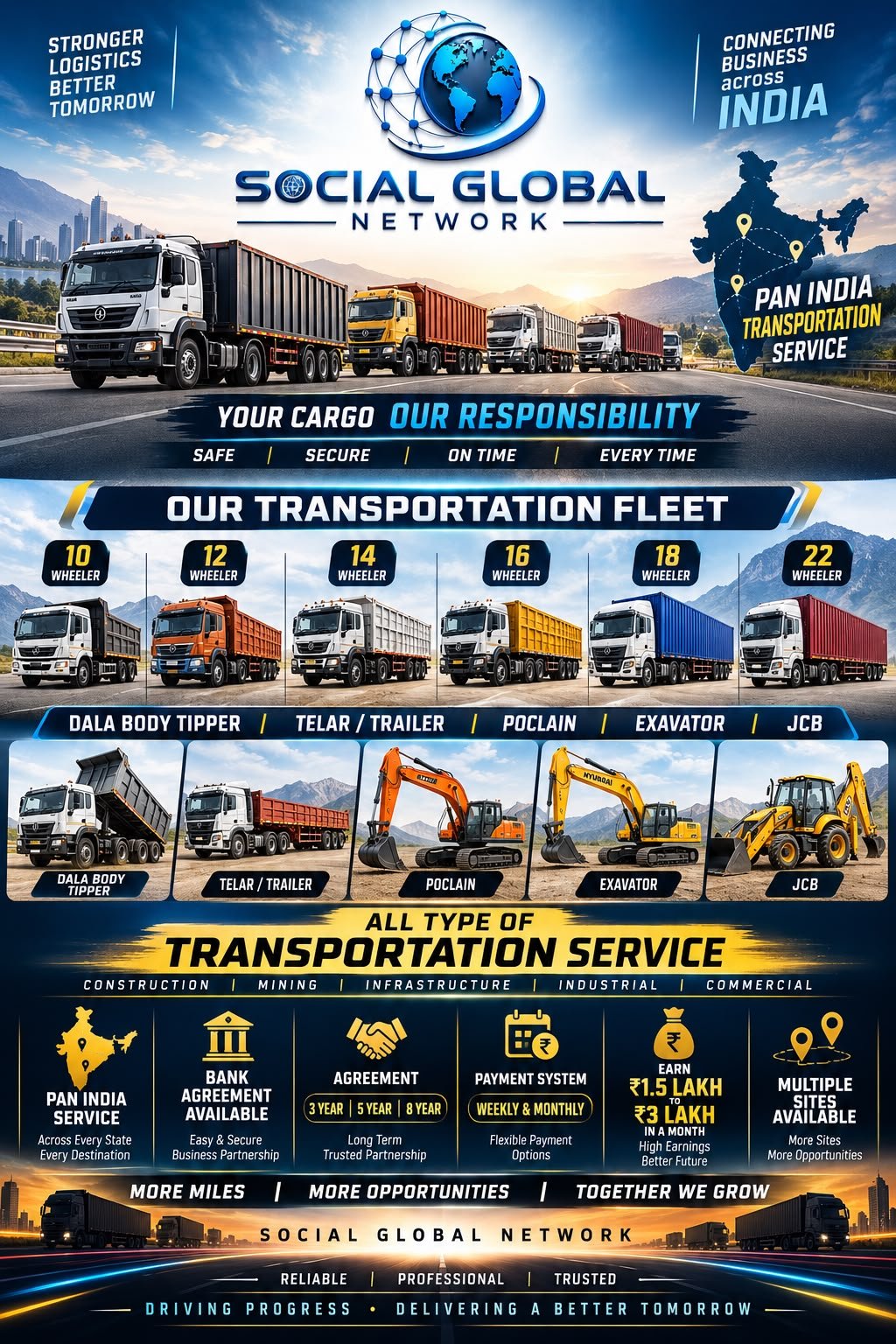 SGN Transportation Services in Dhanbad - goods and material transport solutions